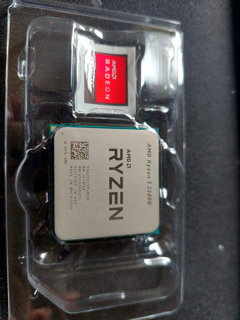 Amd Processors Amd Ryzen 2200g Am4 AMD Ryzen 2200g CPU R3
