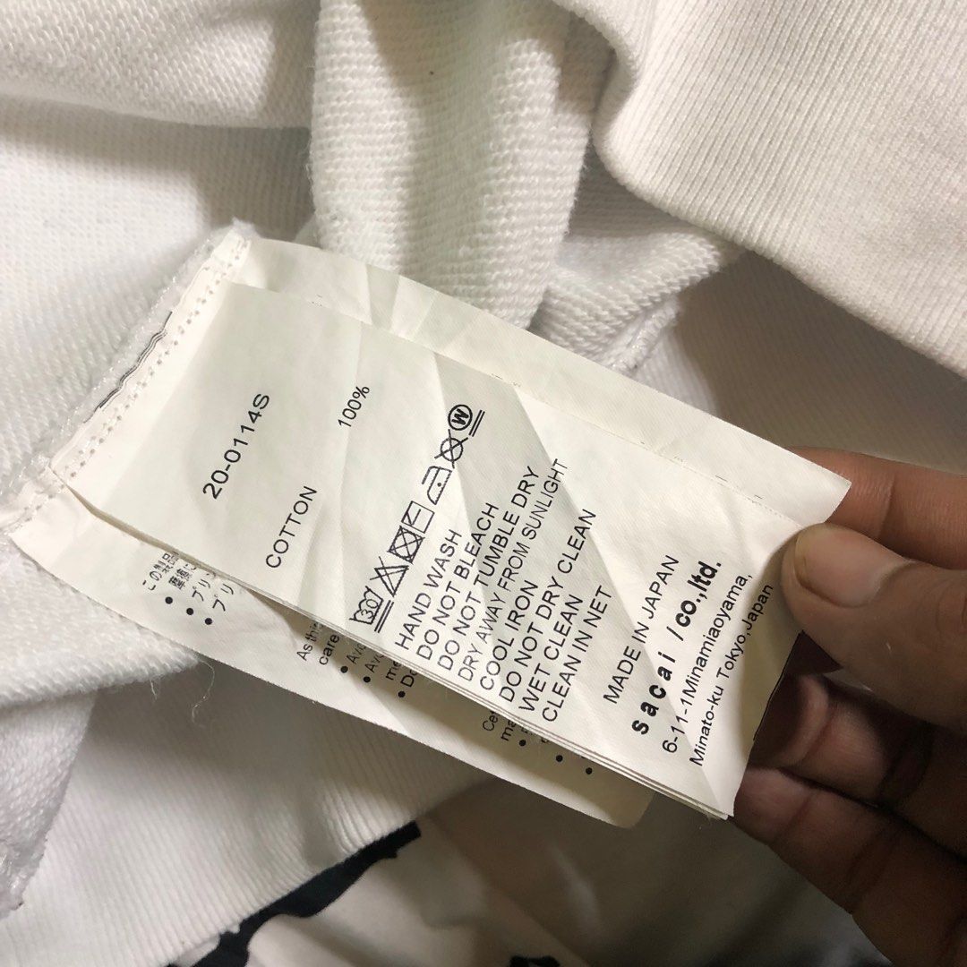 sacai, Men's Fashion, Tops & Sets, Hoodies on Carousell
