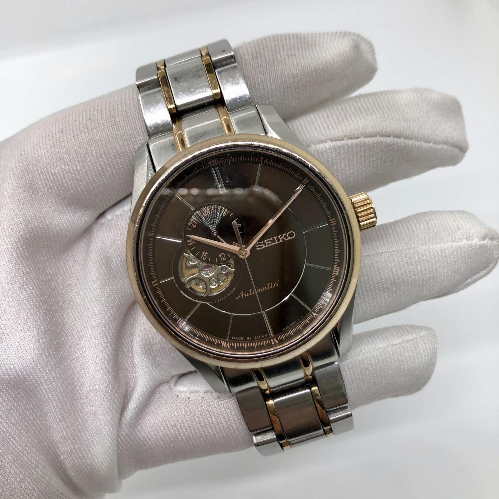 DISCOUNTED* SEIKO 4R39-00D0 BLACK DIAL PRESAGE WATCH ONLY  