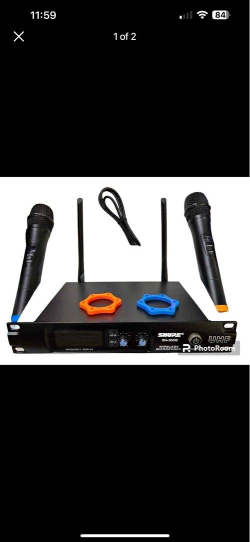 SHURE SH-300g (Category: Microphones) located in Makati City. Submitted by byoph (Listing ID 1255227895, Image 2). Description: ORIGINAL AND BRANDNEW. WITH 1 year service warranty Power: 10-30mw Modulation mode: DSP Most major system: +25khz High harmonic: waves 40db benchmark: below Use the power supply voltage: 3v battery Continuous use of time: about 6 - 8 hours Carier Frequency: UHF500MHz-970MHz Frequency Fixing Line: <+30ppm Dynamicrange: >9
