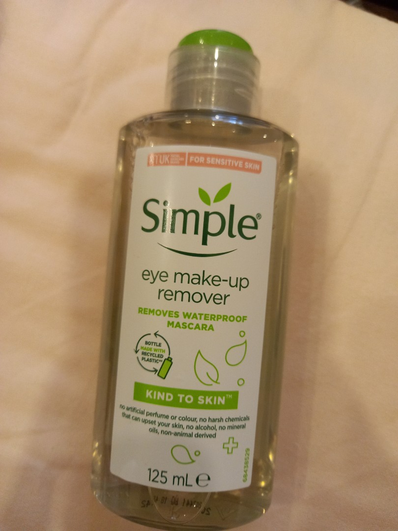 SIMPLE EYE MAKEUP REMOVER, Beauty & Personal Care, Face, Makeup on