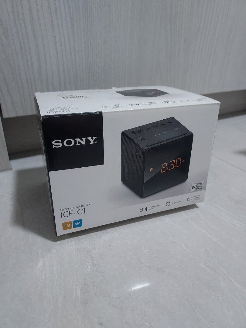 Sony ICFC1 Clock Radio, Furniture & Home Living, Home Decor, Clocks on