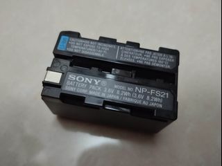 Sony NP-FS21原廠鋰電池(較舊式攝錄機適用)
