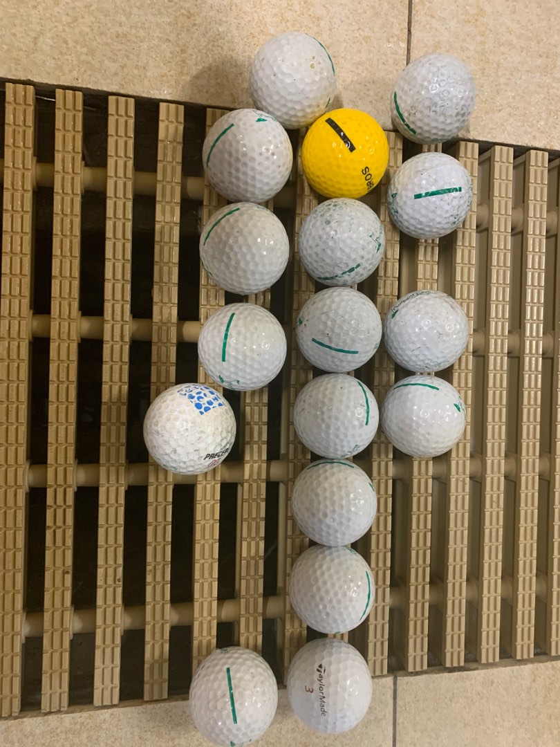 SPECIAL SLIGHTLY USED GOLF BALLS, Sports Equipment, Sports & Games, Golf on Carousell