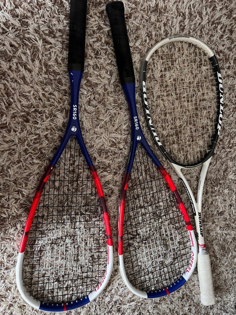 Squash rackets and balls, Sports Equipment, Sports & Games, Racket