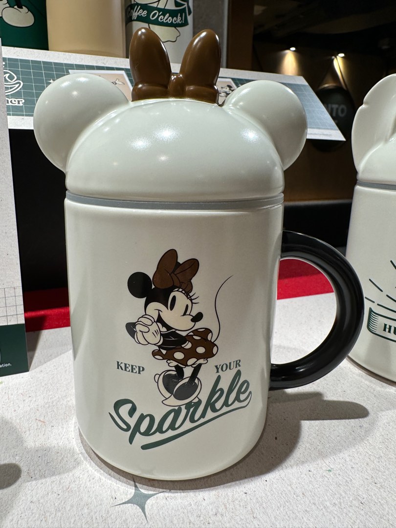 Starbucks x Disney 米奇米妮咖啡杯連蓋Mickey and Minnie現貨, 傢俬