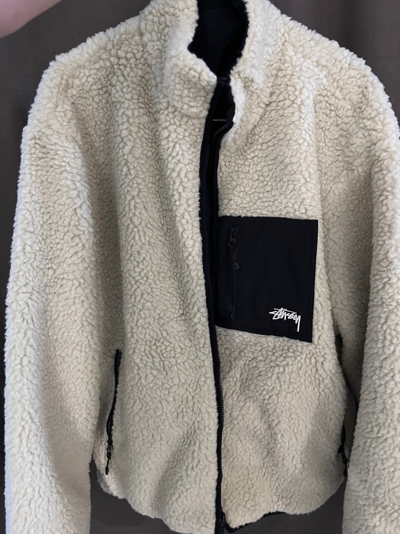 Stussy Ball Fleece Jacket, Men's Fashion, Coats, Jackets and