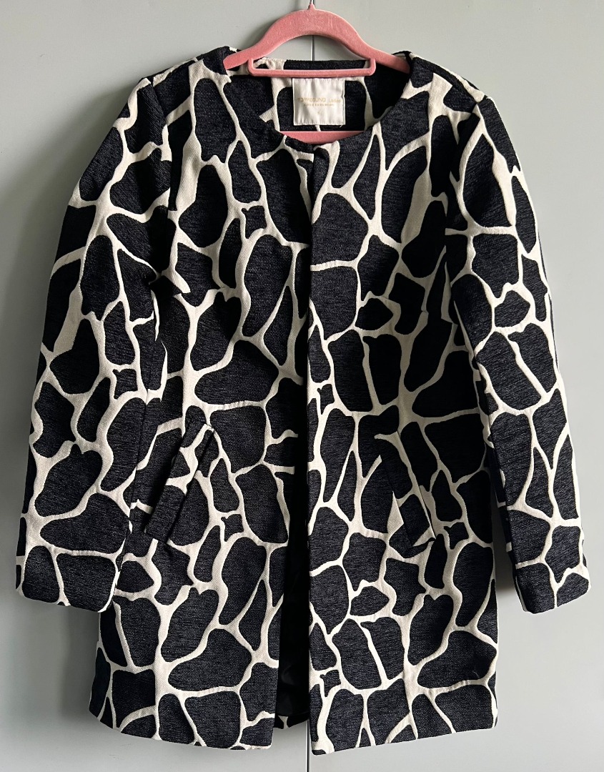 Giraffe print cheap coat