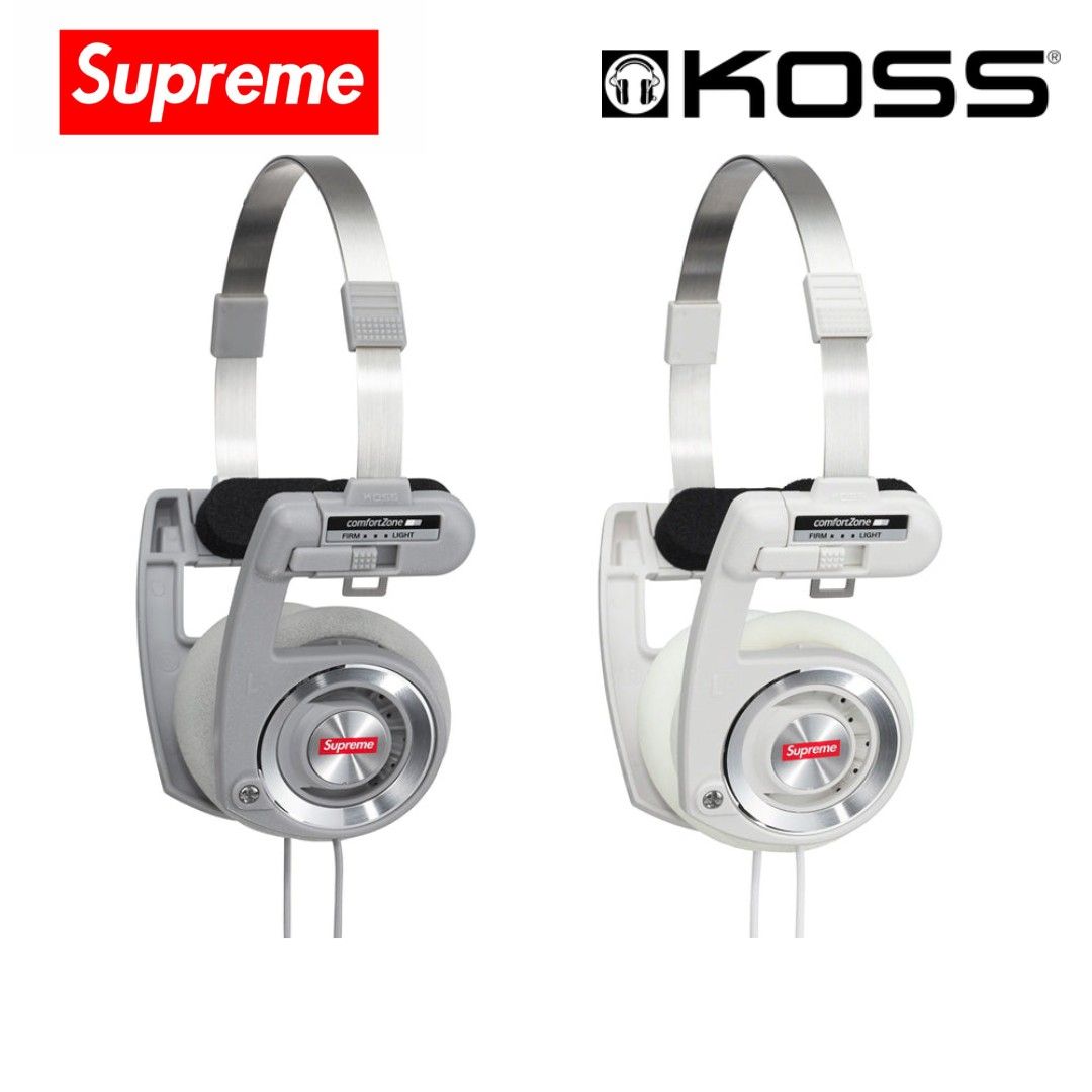 supreme Koss PortaPro Headphones Whiteシュプリームヘッドホン ...