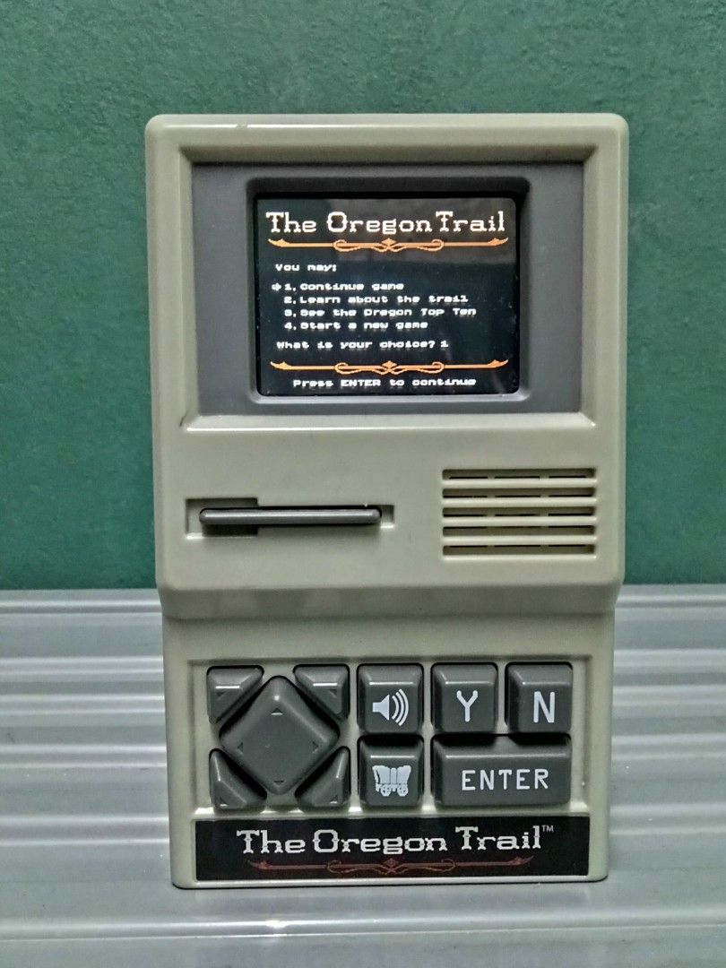 The oregon trail electronic handheld game deals