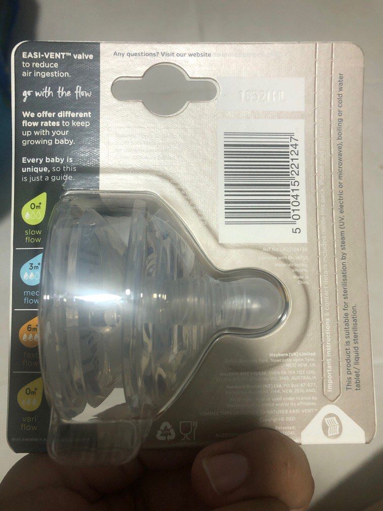 Tommee tippee 6m puting susu teats