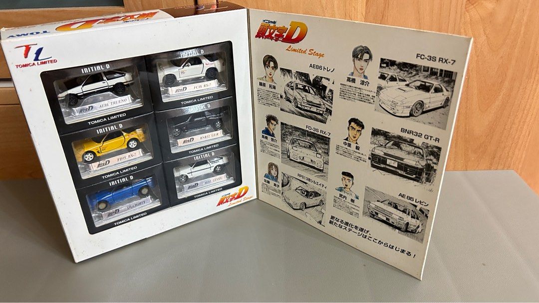 Tomy TL 頭文D Initial D Limited Stage Tomica Limited 6車盒裝