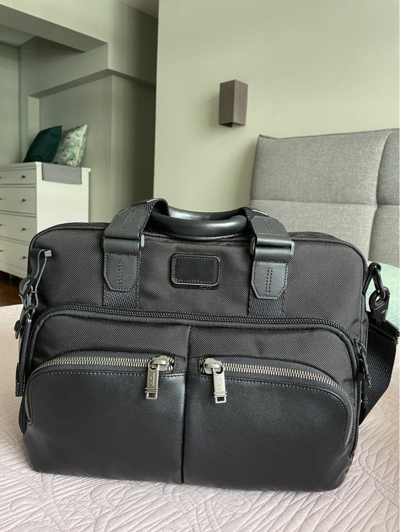 Tumi Alpha Bravo 232640D Albany Slim 14 Briefcase Laptop Bag