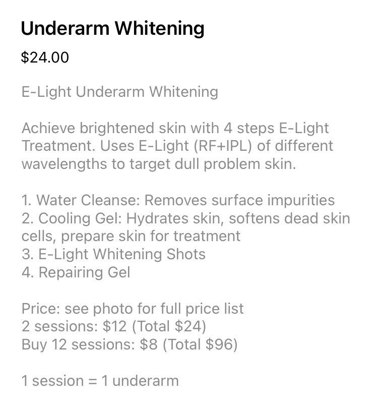 Underarm whitening Armpit whitening, Beauty & Personal Care, Bath