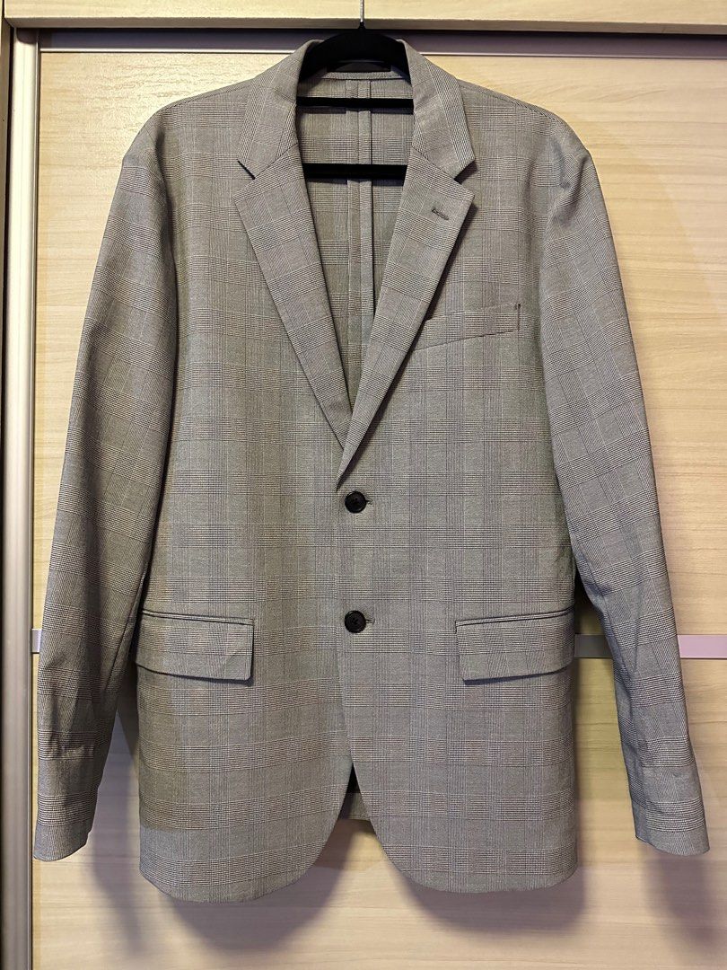 Glen shop check jacket