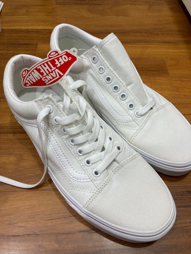 Vans Canvas Old Skool True White Shoes Vans Old Skool True White