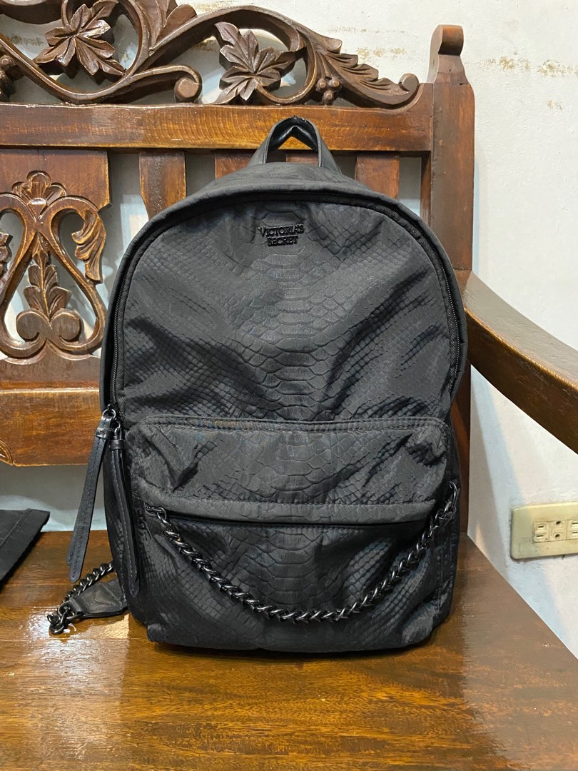 Victoria's secret black backpack store