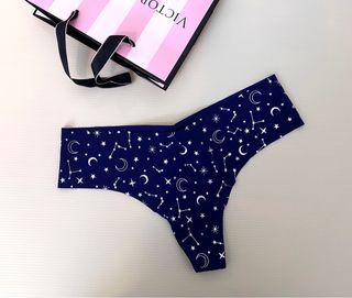Victoria’s Secret Royal Blue Horoscope Print Panty
