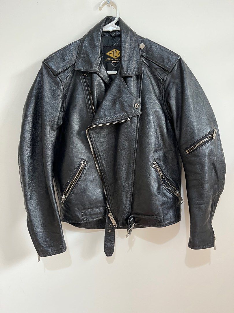 Vintage Brando Leather Jacket Stagg for MCA Women s Fashion Clothes on Carousell