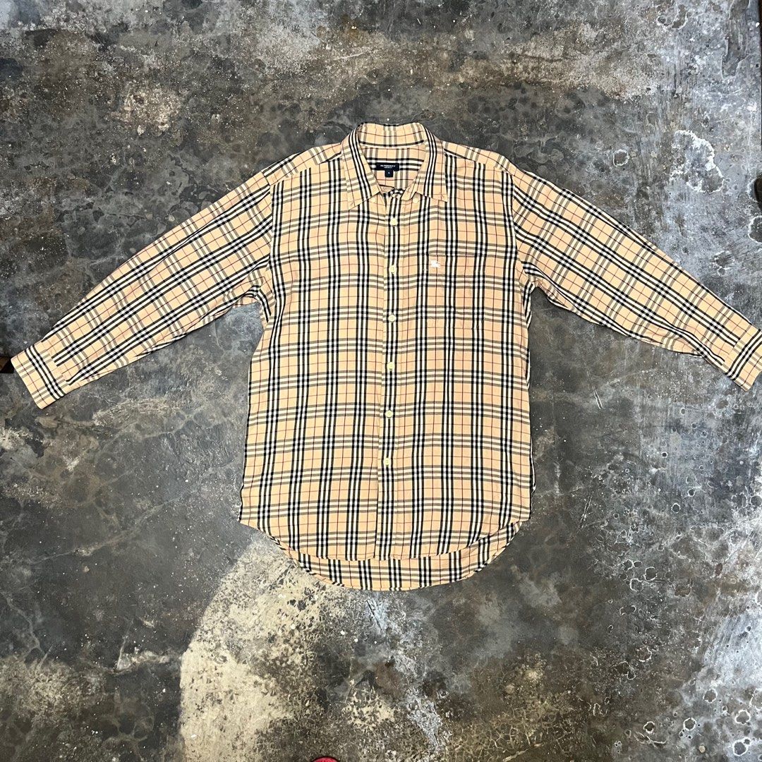 Burberry nova check online long sleeve shirt