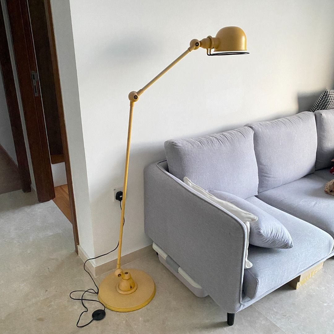 Vintage Yellow Pixar Floor Lamp, Furniture & Home Living, Lighting ...