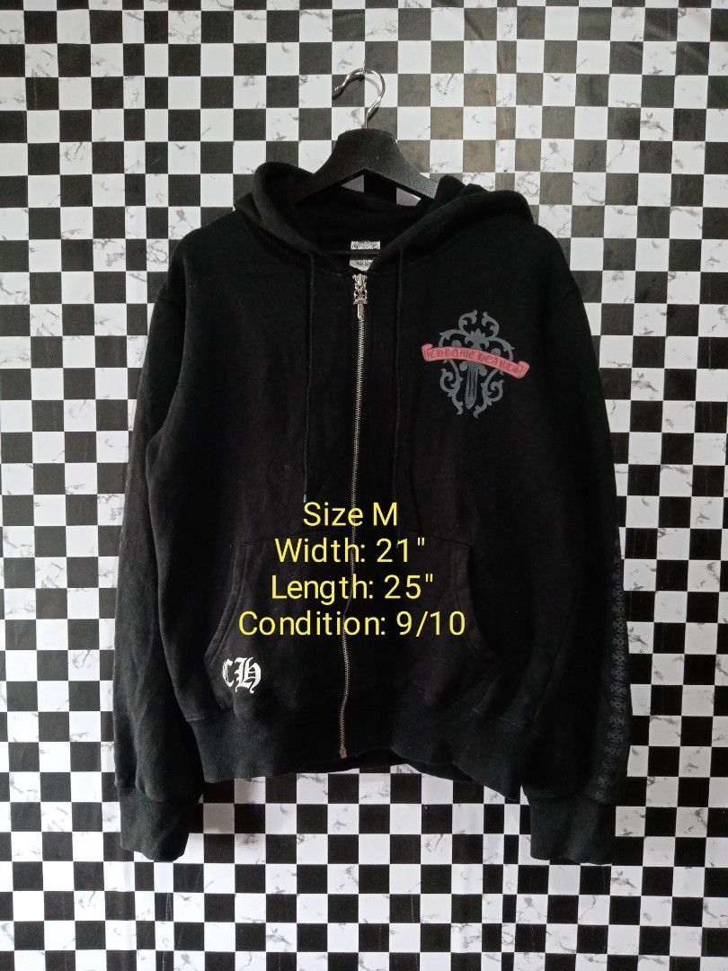 Chrome hearts dagger hoodie, Men's Fashion, Coats, Jackets and Outerwear on  Carousell