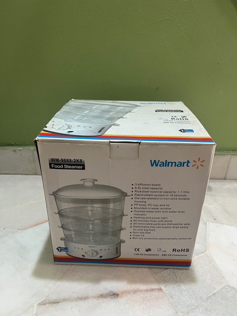 Walmart Food Steamer, Furniture & Home Living, Kitchenware & Tableware