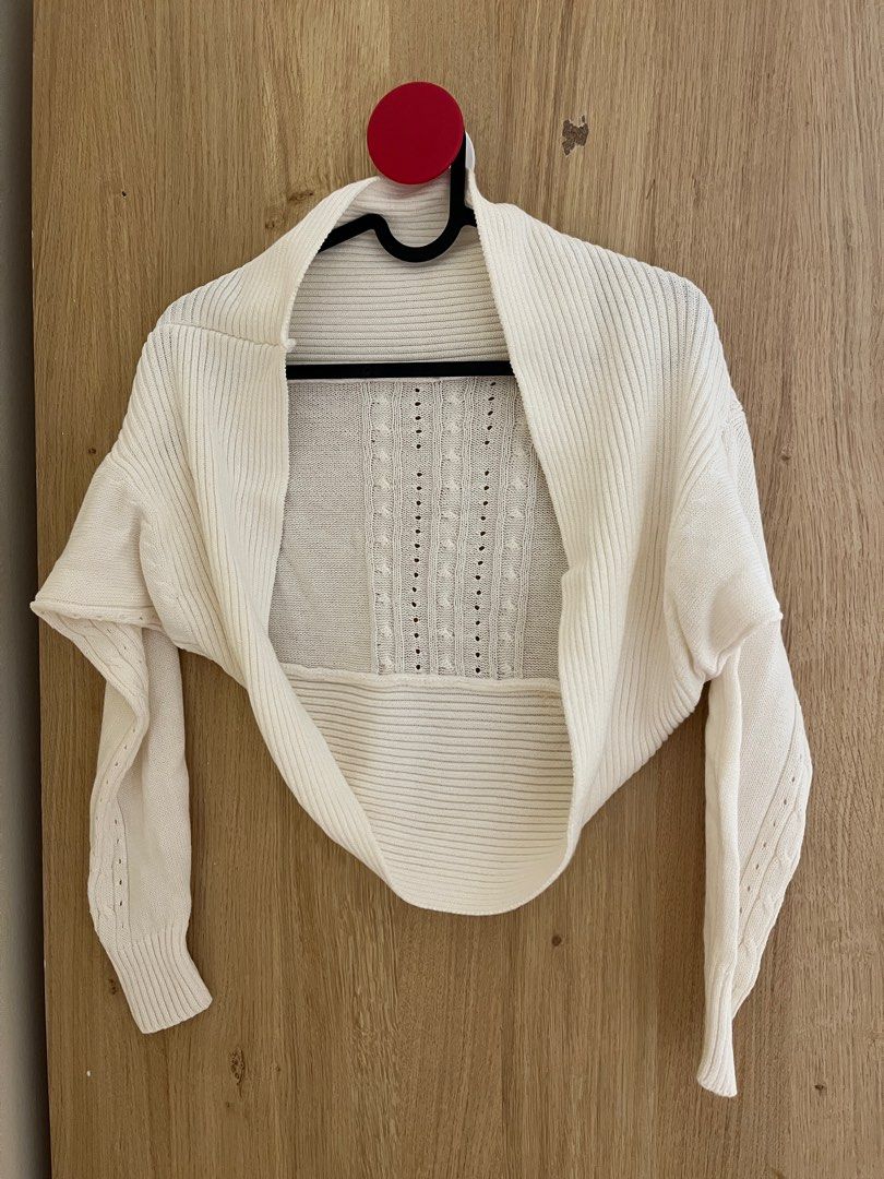 White top cardigan jacket