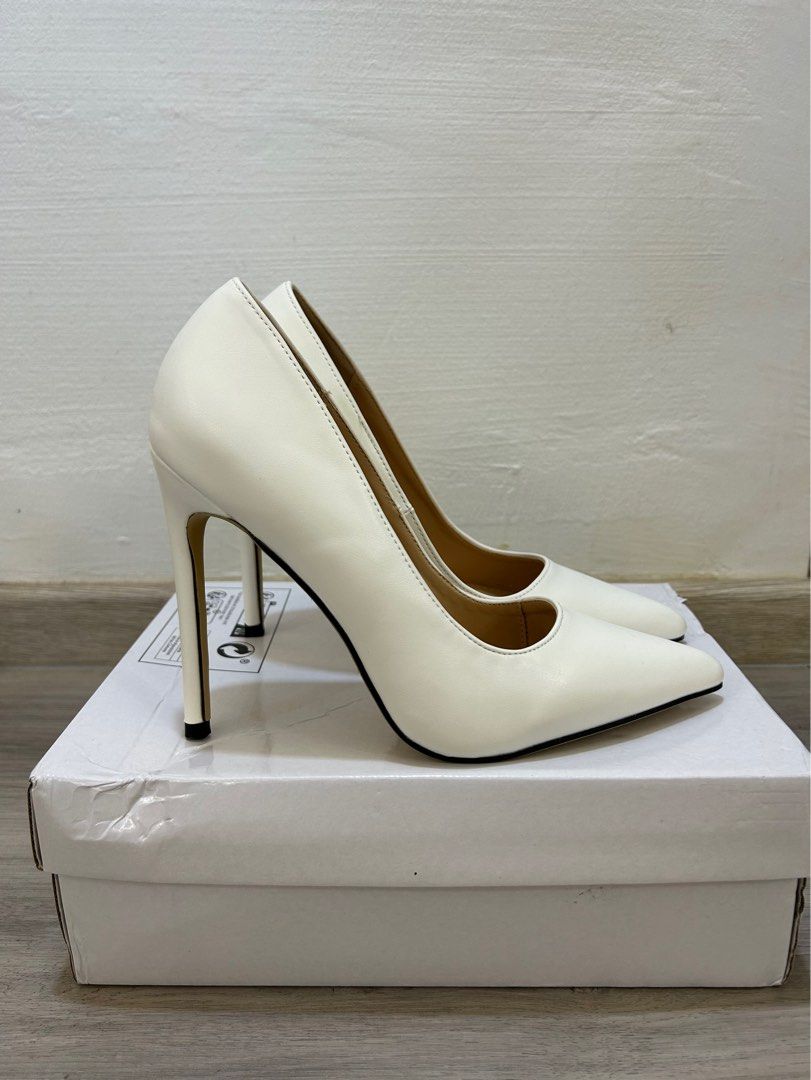 White heels for women store