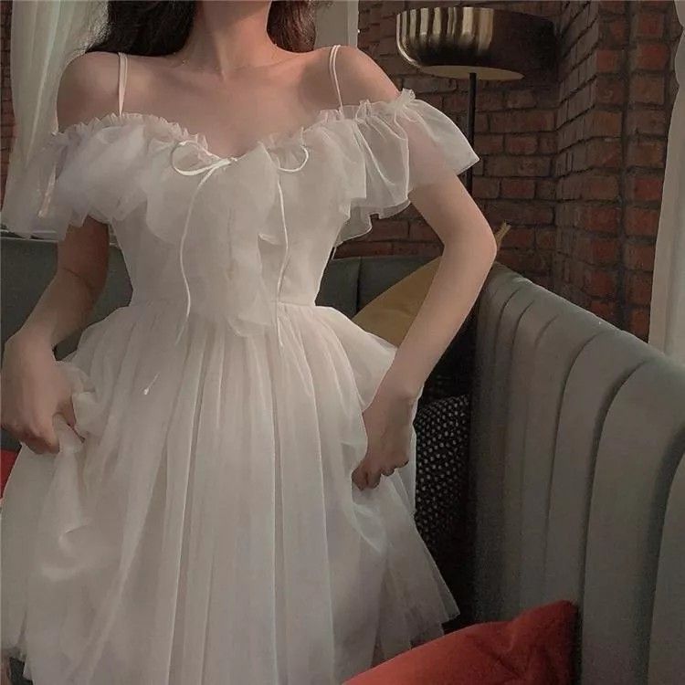 Serena white party sales dress