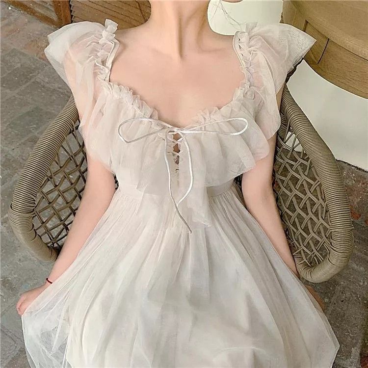 Serena white party dress online