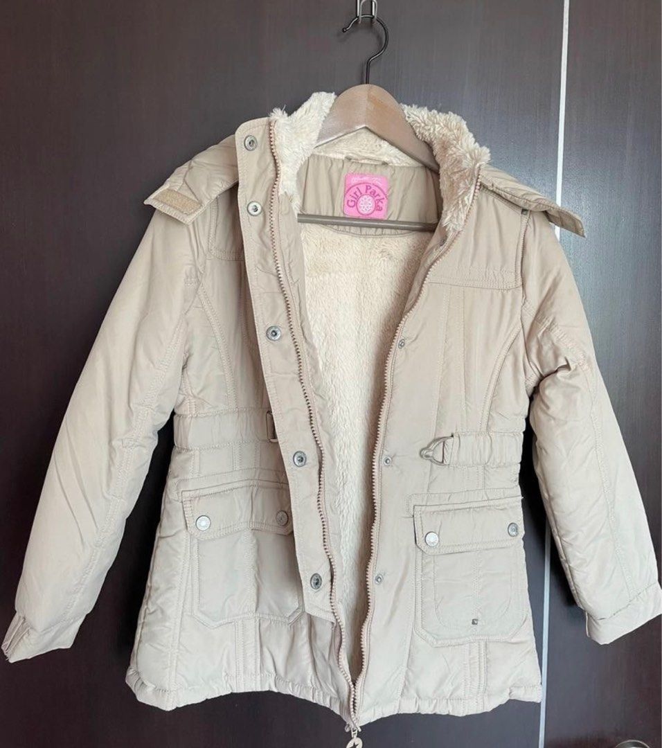 Girl parka sale