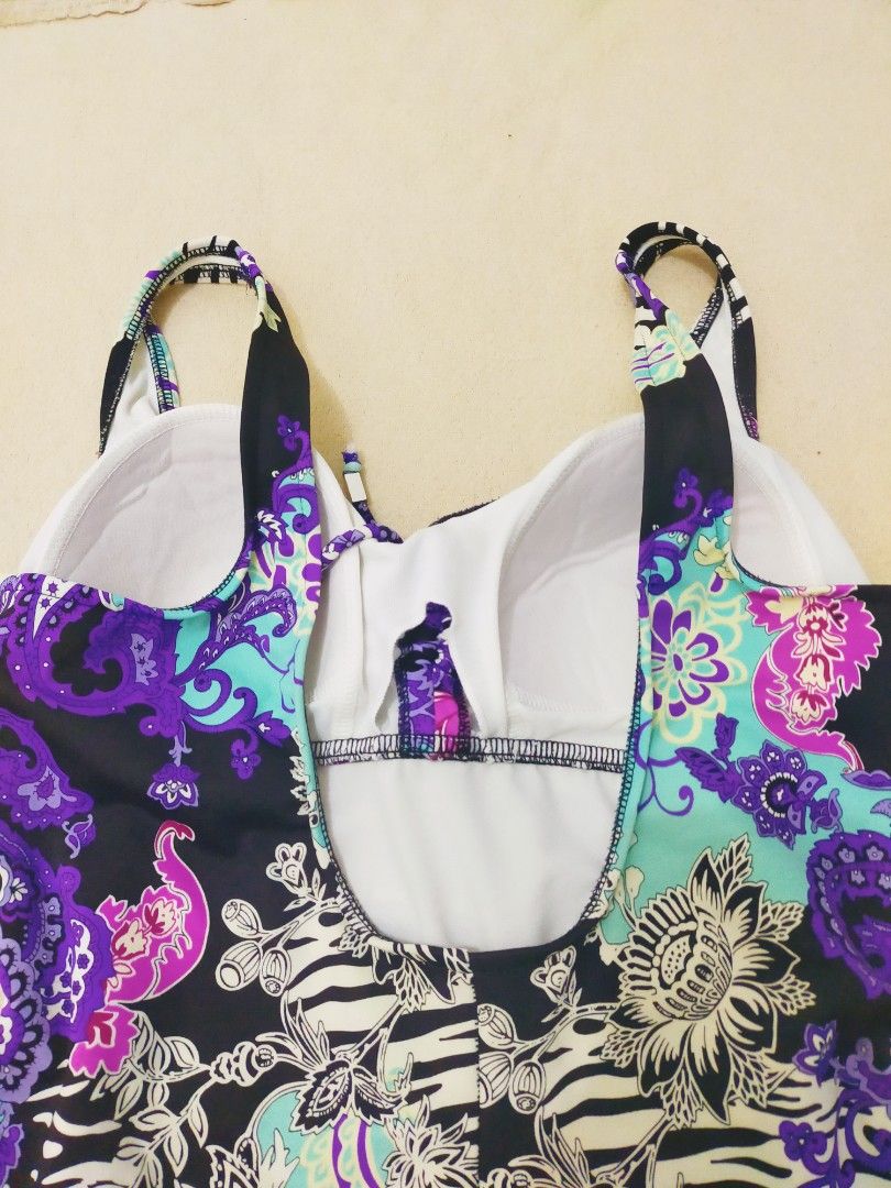 (XL) MAGICSUIT TUMMY CONTROL YASMIN PURPLE ONE PIECE SWIMSUIT, Women's Fashion, Swimwear