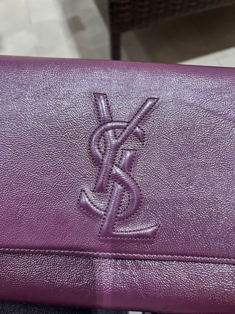 Ysl clucth purple Women s Fashion Bags Wallets Clutches on