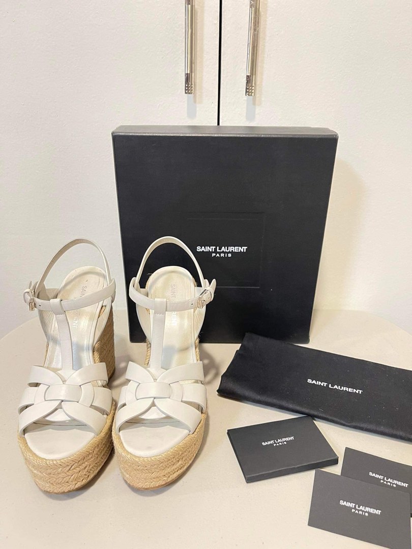 ysl tribute wedge black