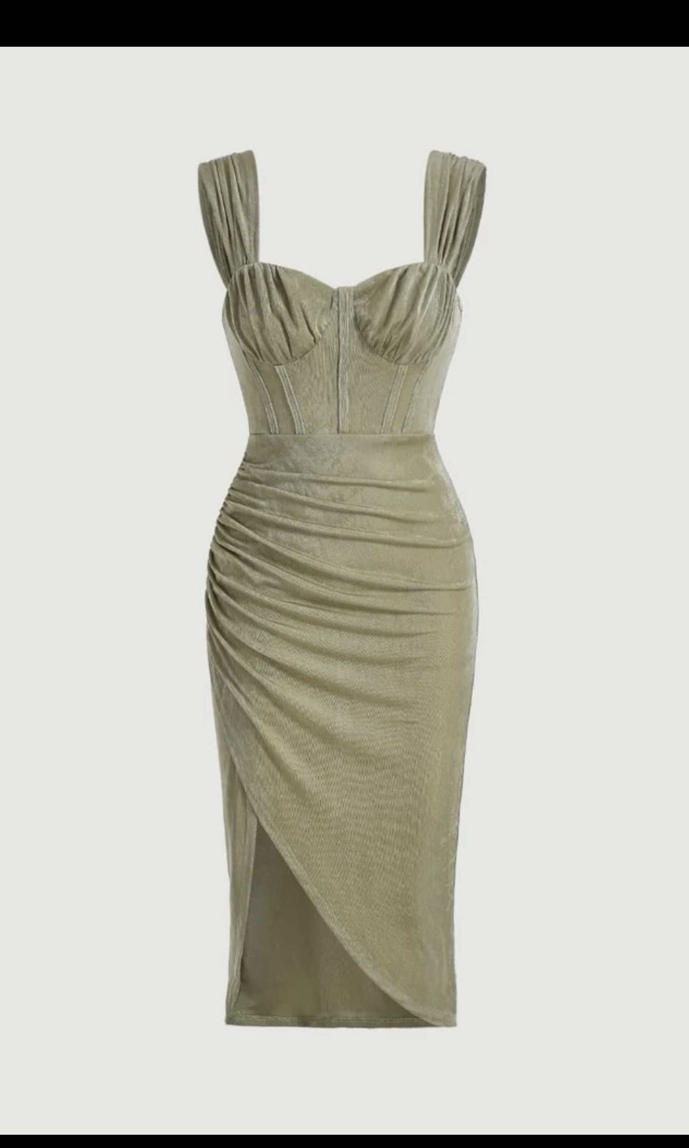 Zara Bodycon Dress in Pastel Green, Women's Fashion, Dresses & Sets