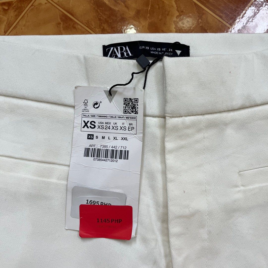 ZARA Off-White Flared Trousers, Women's Fashion, Bottoms, Other Bottoms on  Carousell