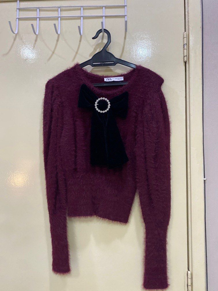 Zara fluffy jumper 2025