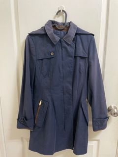 Zara Trench Coat with Removable Hoodie