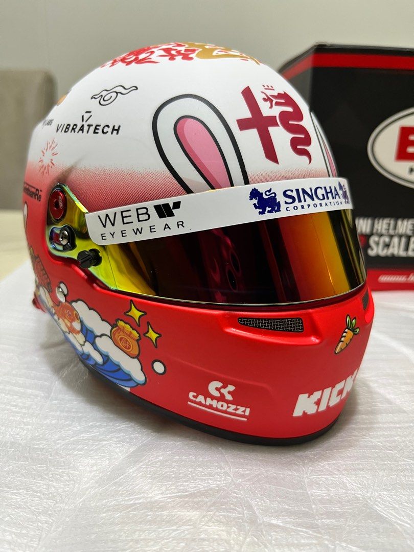 MINI HELMET - Cas Guanyu Zhou - Alfa Romeo 2023-1/2