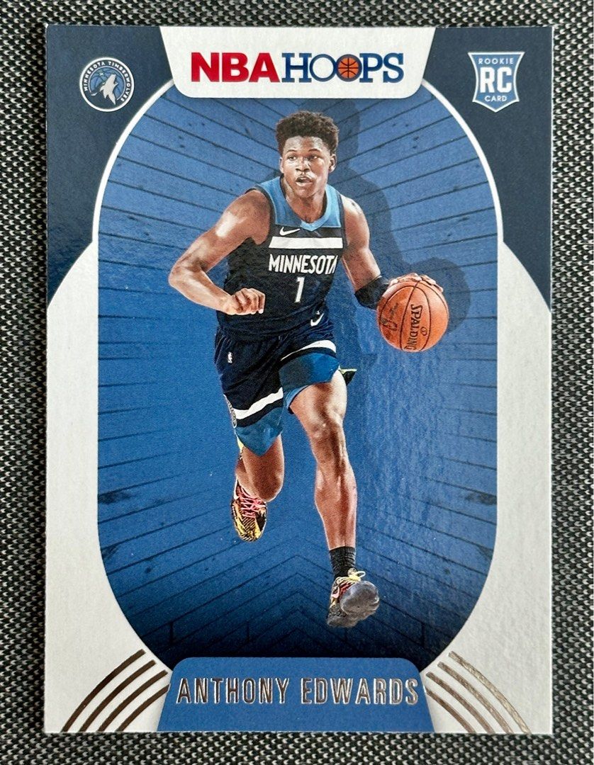 2020 NBA Anthony Edwards Hoops Rookie Base, Hobbies & Toys, Memorabilia &  Collectibles, Vintage Collectibles on Carousell