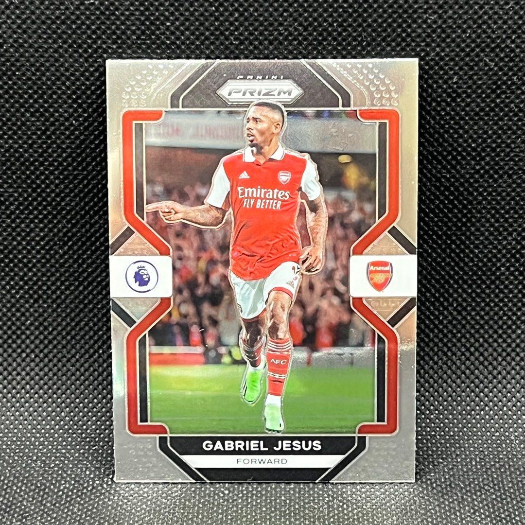 2022-23 Prizm Premier League EPL Base #155 Gabriel Jesus Arsenal