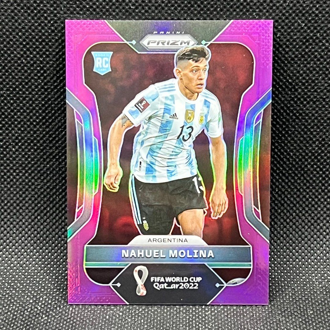 2022 Prizm World Cup Nahuel Molina ROOKIE #9 Argentina Panini Soccer Qatar  RC