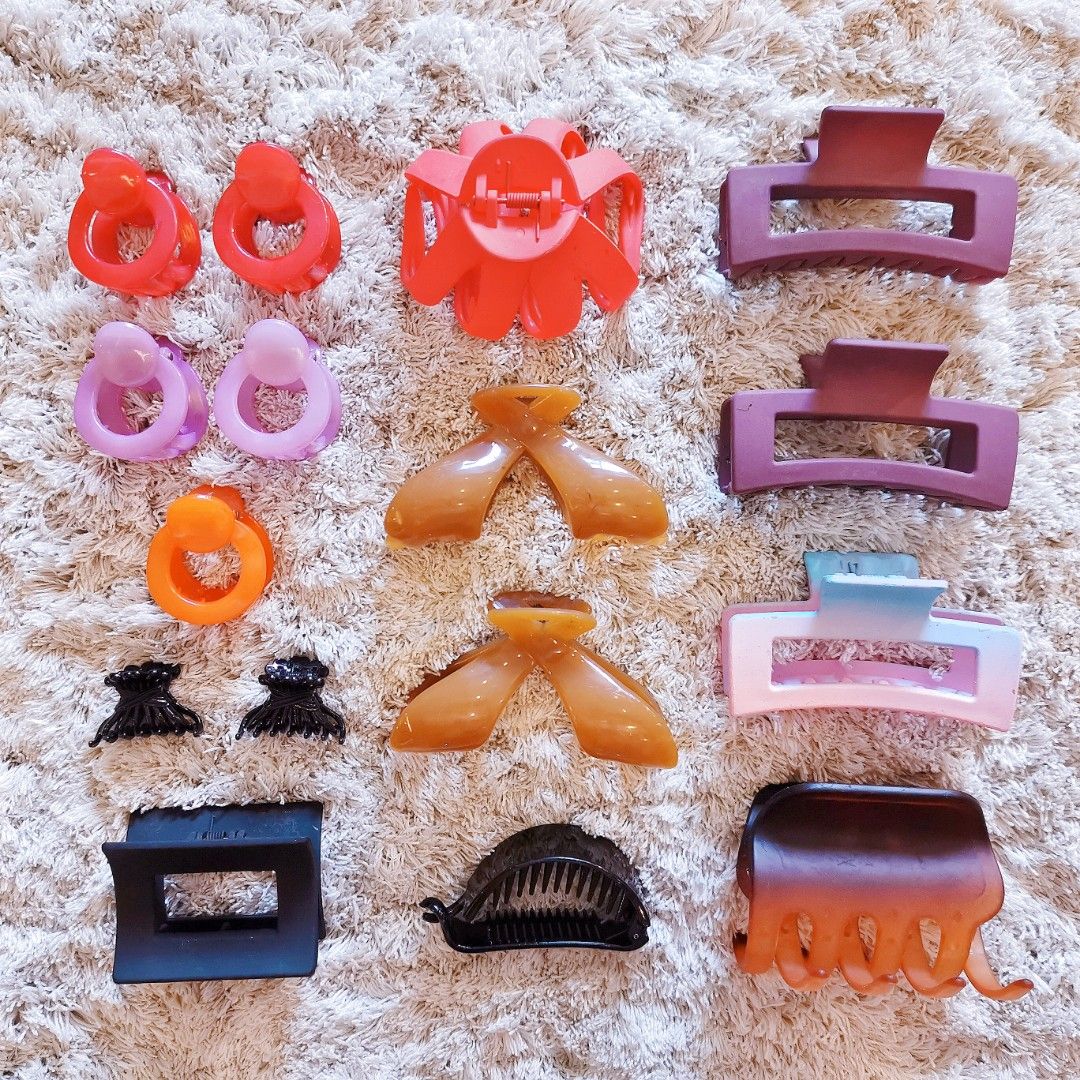 5 for whole bundle of 16pcs Hair Claw Clips FREE Shipping