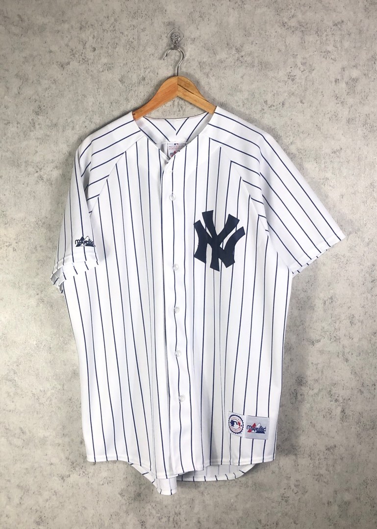 MLB New York Yankees Adult Button - Down Jersey 