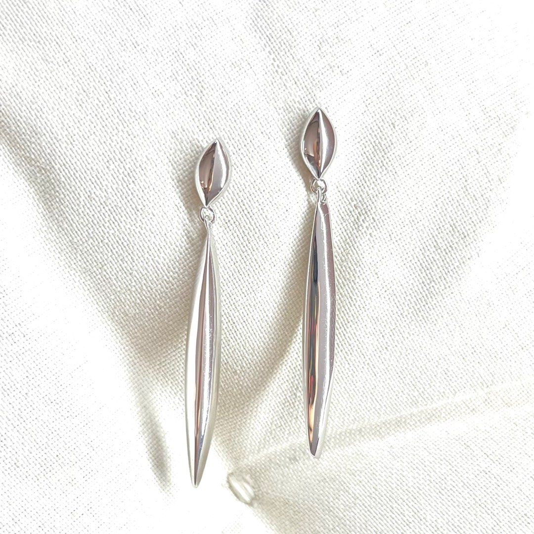 Real silver dangle earrings outlet
