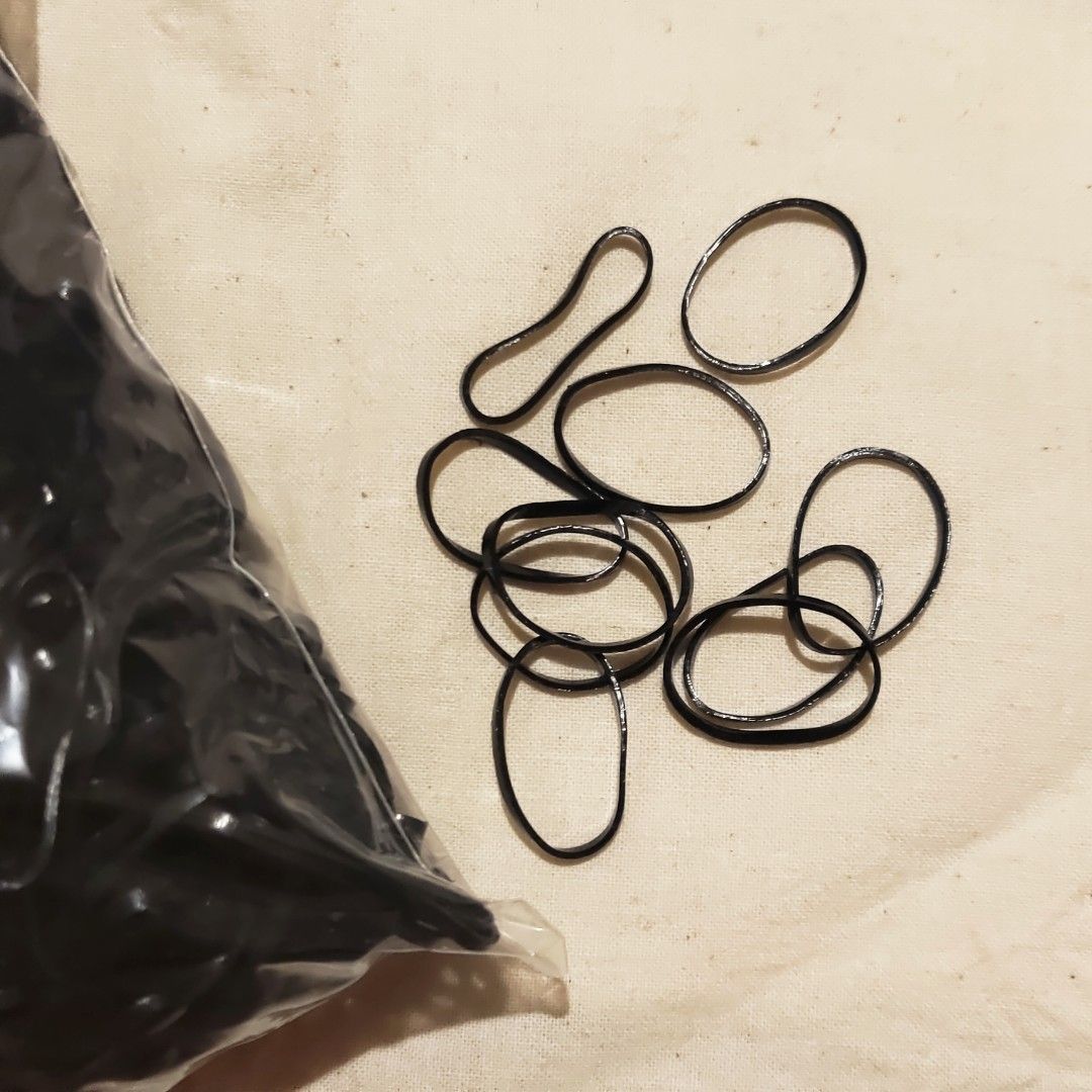 加購 10條1元 黑色橡皮筋 橡皮圈 髮圈 拉不斷橡皮筋 直徑2cm