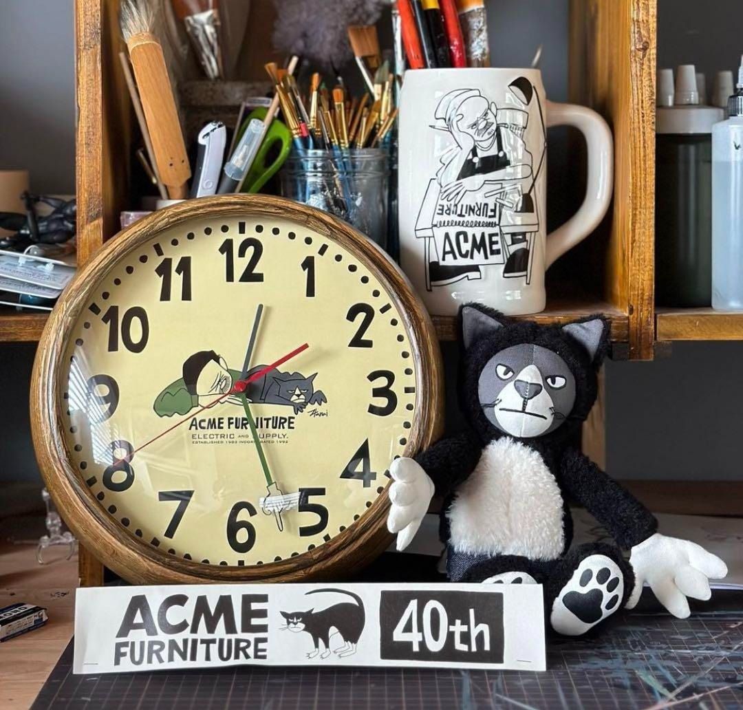 ACME40th×YUSUKE HANAI WALL CLOCK 花井祐介-