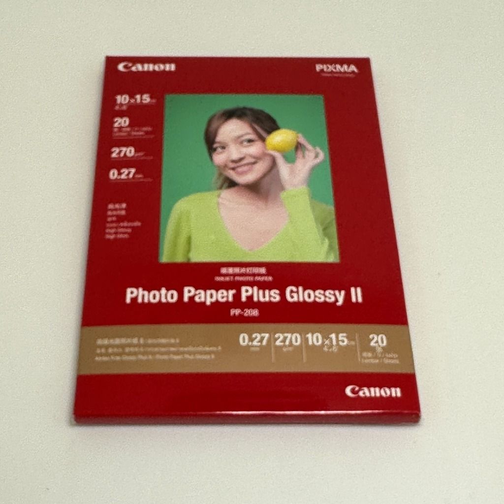 ( Canon Photo Paper Plus Glossy II ) 20張x7盒, 電腦及科技產品, 印表機及影印機在旋轉拍賣