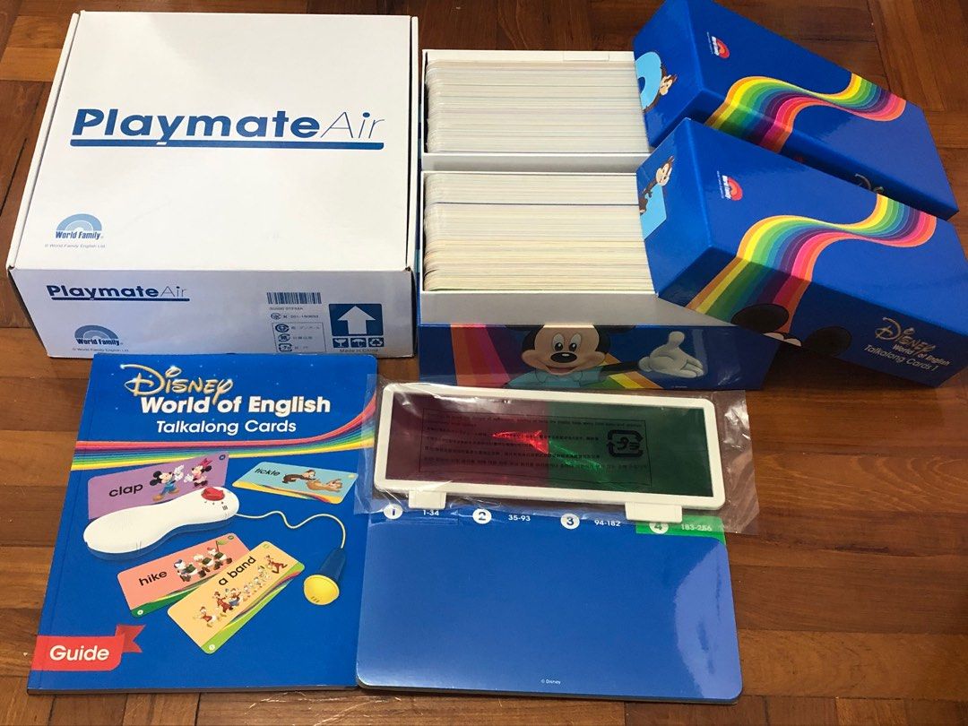 最新版日版playmate air 連卡迪士尼美語dwe talk along disney world